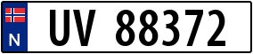 Truck License Plate